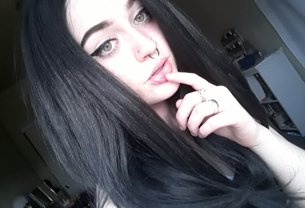 Black Straight Synthetic Lace Front Wig